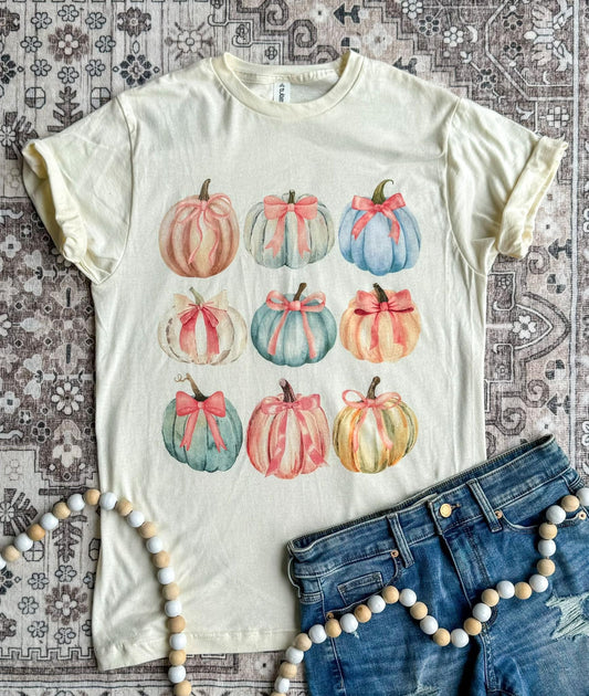 Bow Pumpkin Tee