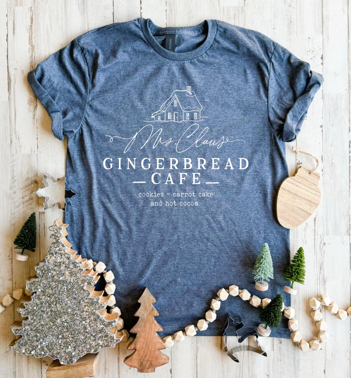 Mrs. Claus Gingerbread Tee