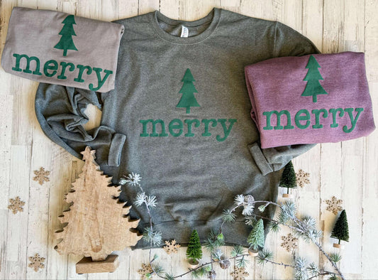 Merry (Puff Ink!!!) Sweatshirt