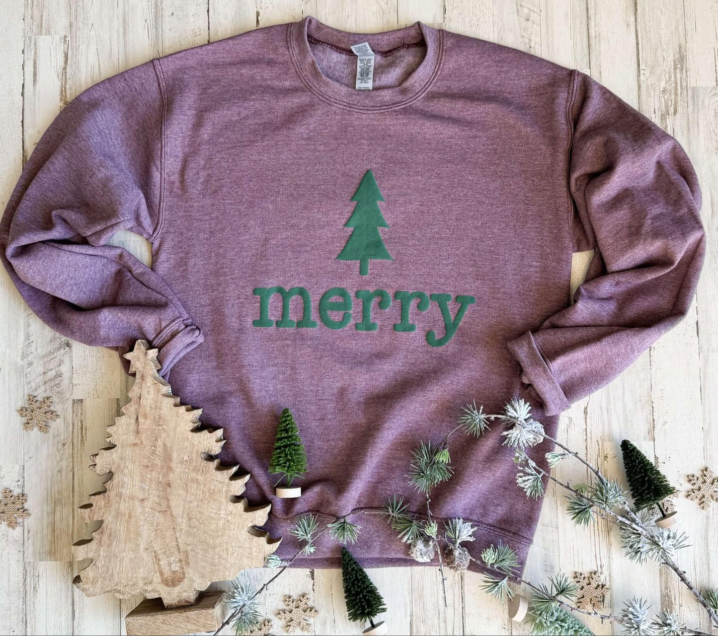 Merry (Puff Ink!!!) Sweatshirt