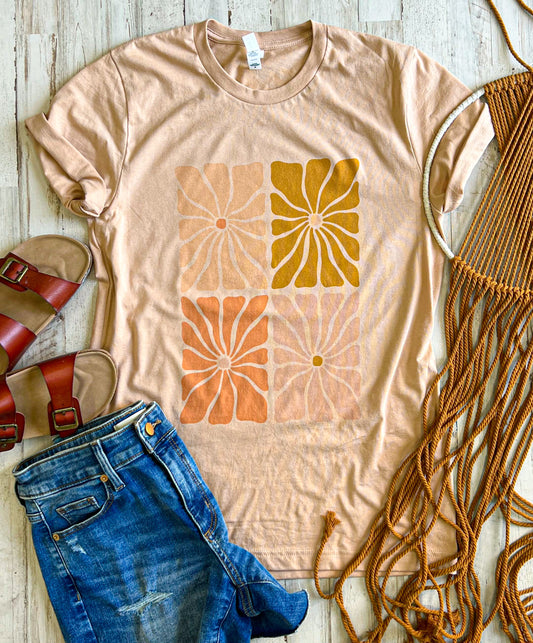 Boho Floral Tee